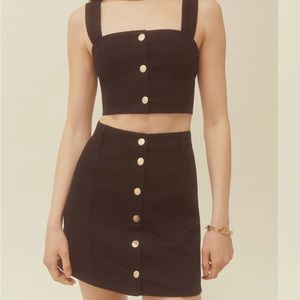 Chrissy Denim Two Piece Set